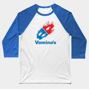 Vomino's Pizza Baseball T-Shirt